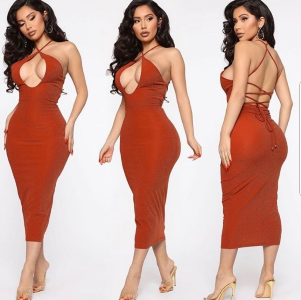Fashion Nova Midi Dress